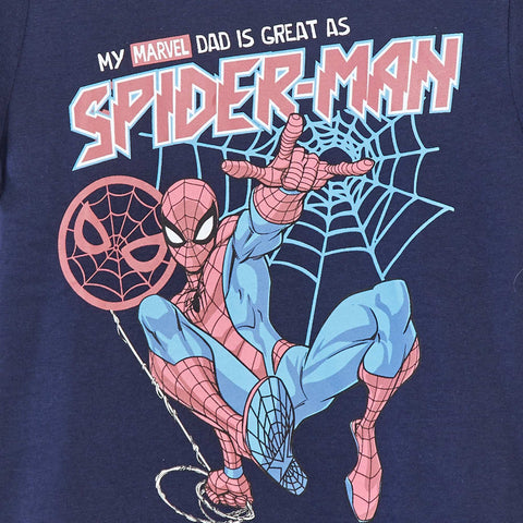 Pyjama court t-shirt + short 'Spider-Man' 'Marvel' - 2 pièces