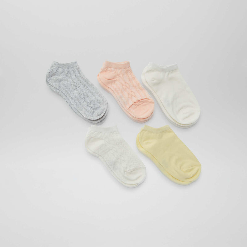 Chaussettes invisibles fantaisies