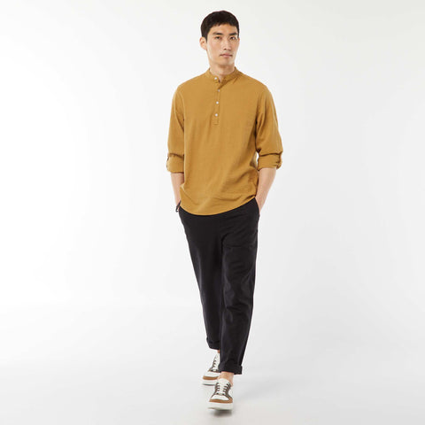 Chemise en maille gaufrée