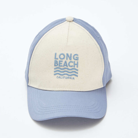 Casquette en toile avec broderies