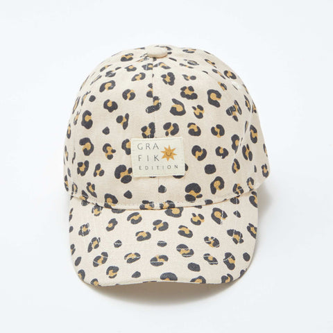 Casquette en toile à motif