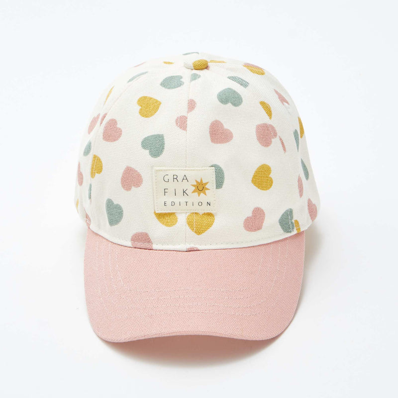Casquette en toile à motif