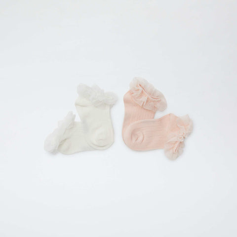 Blanc/rose