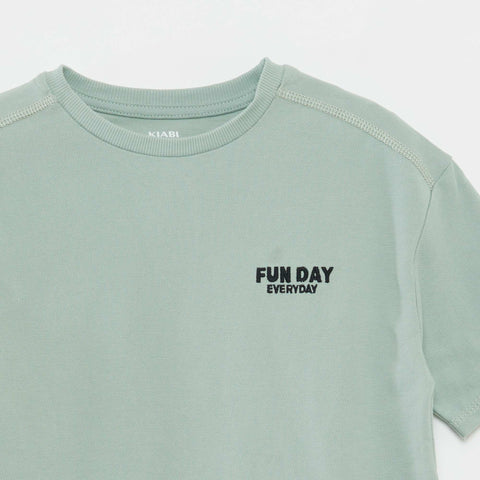 Ensemble t-shirt + short de sport - 2 pièces