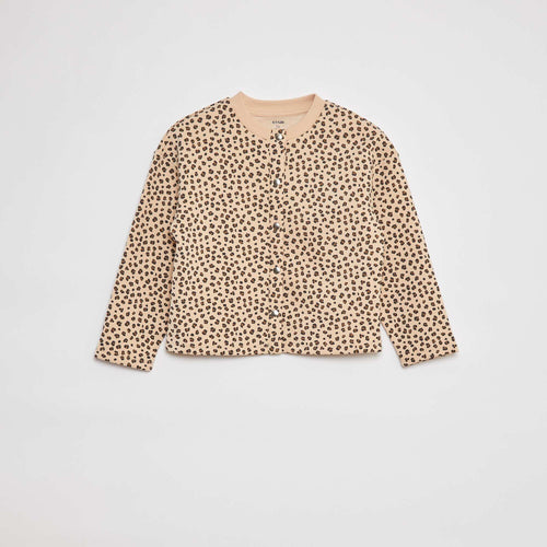 Gilet à manches longues avec ouverture pressions