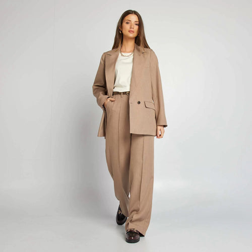 Pantalon large à pinces