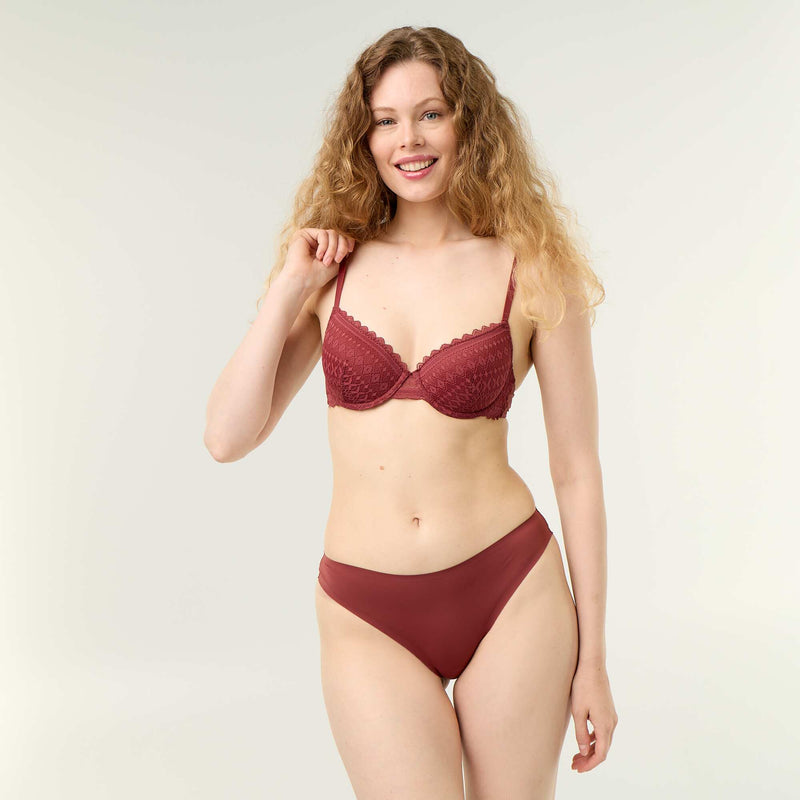 Soutien-gorge corbeille en dentelle