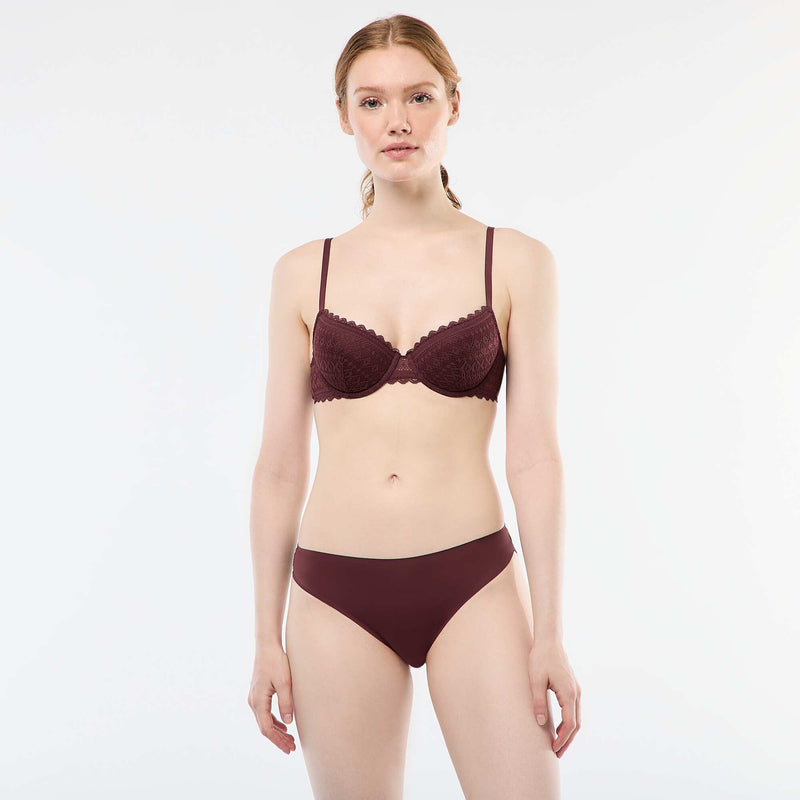 Soutien-gorge corbeille en dentelle