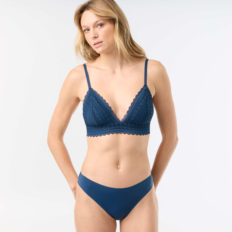 Soutien-gorge triangle en dentelle