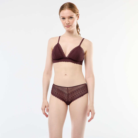 Soutien-gorge triangle en dentelle