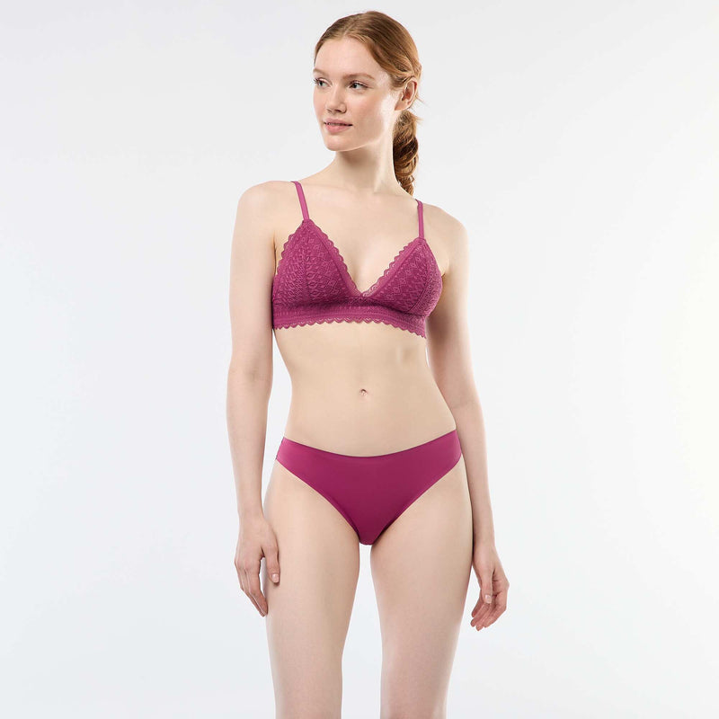 Soutien-gorge triangle en dentelle