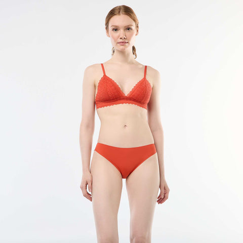 Soutien-gorge triangle en dentelle