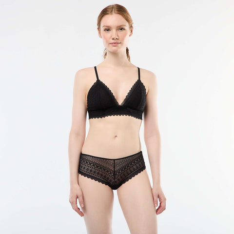 Soutien-gorge triangle en dentelle
