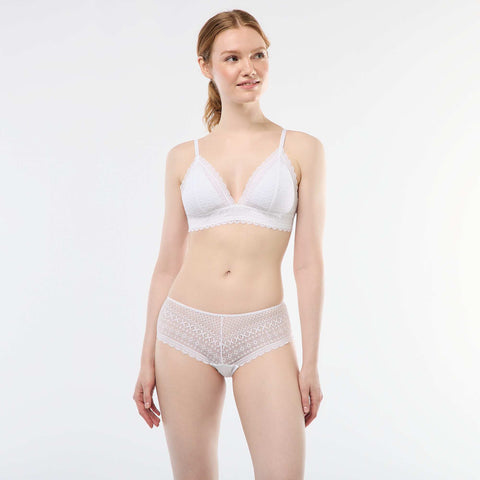 Soutien-gorge triangle en dentelle