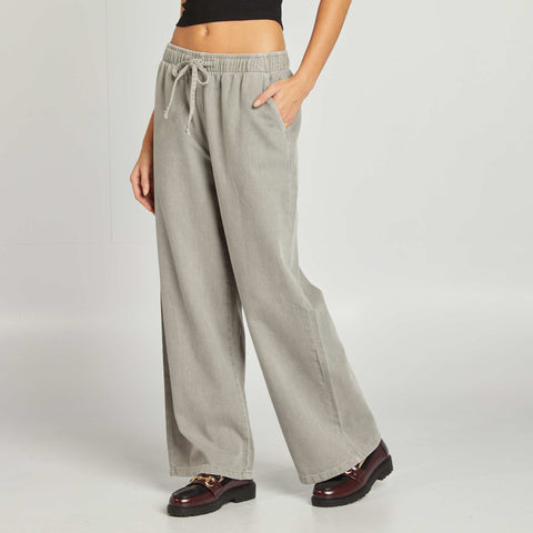 Pantalon large en jean