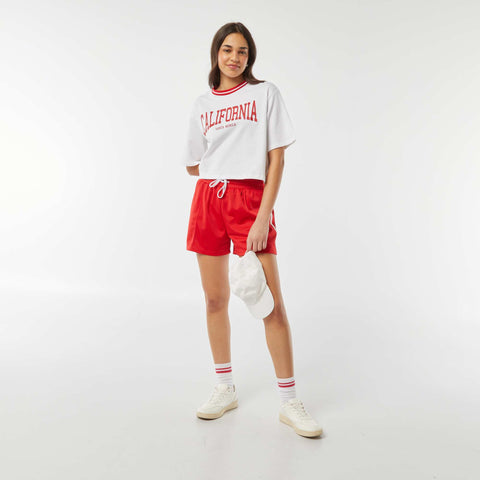 T-shirt coupe courte 'California'