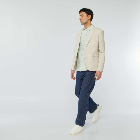 Veste en lin mélangé