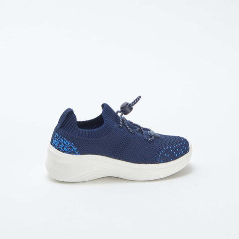Baskets de running avec lacets élastiqués