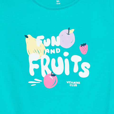 T-shirt imprimé manches courtes et col rond