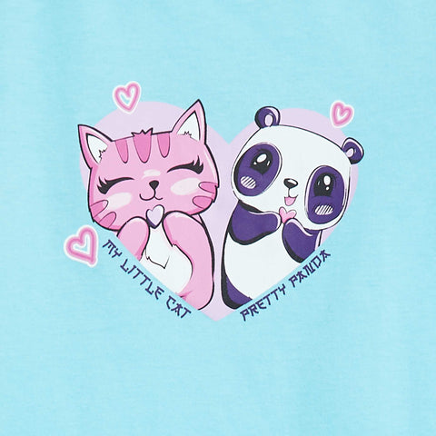 T-shirt imprimé manches courtes et col rond