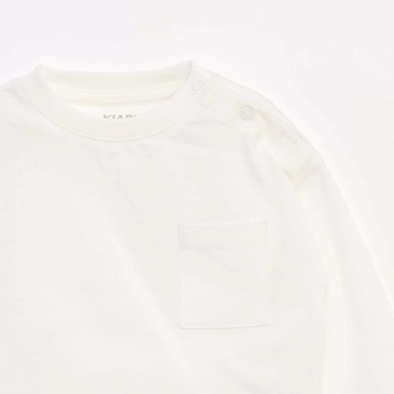 T-shirt manches longues et poche poitrine