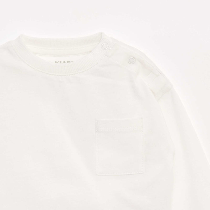 T-shirt manches longues et poche poitrine