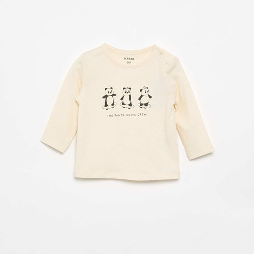 T-shirt à manches longues avec animation