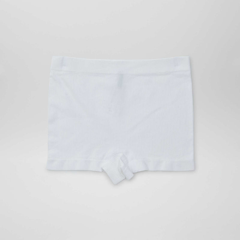Lot de 2 shorties en maille côtelée