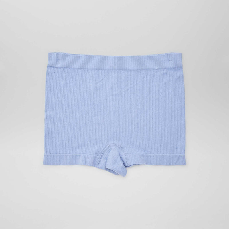 Lot de 2 shorties en maille côtelée