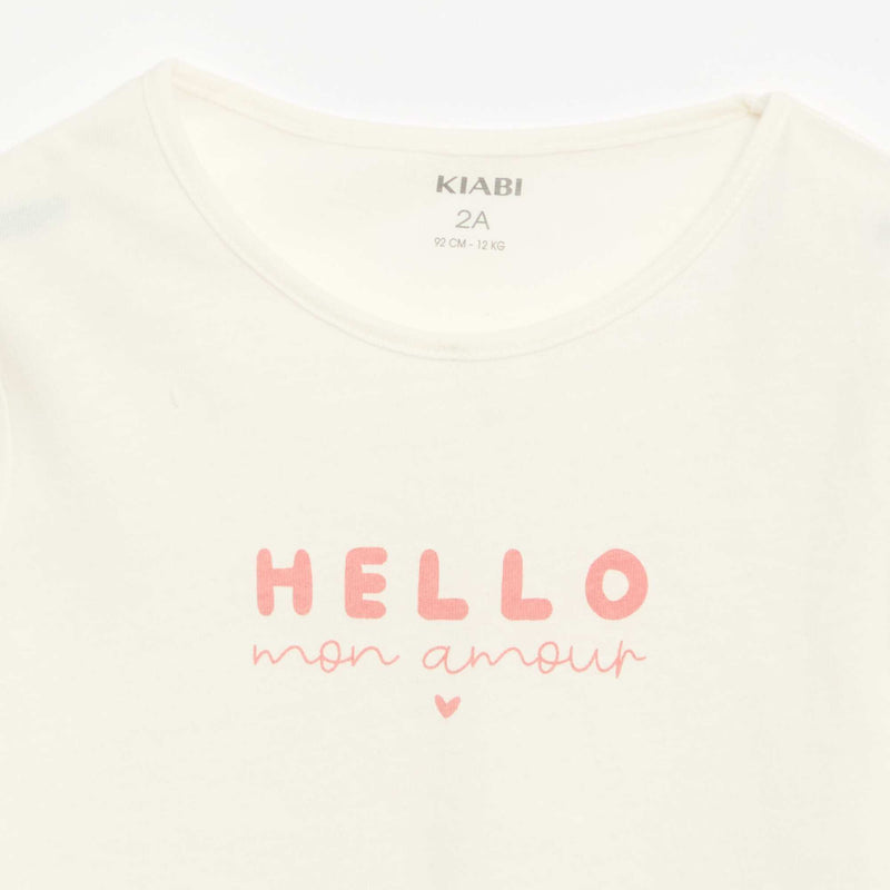 T-shirt à manches longues avec imprimé