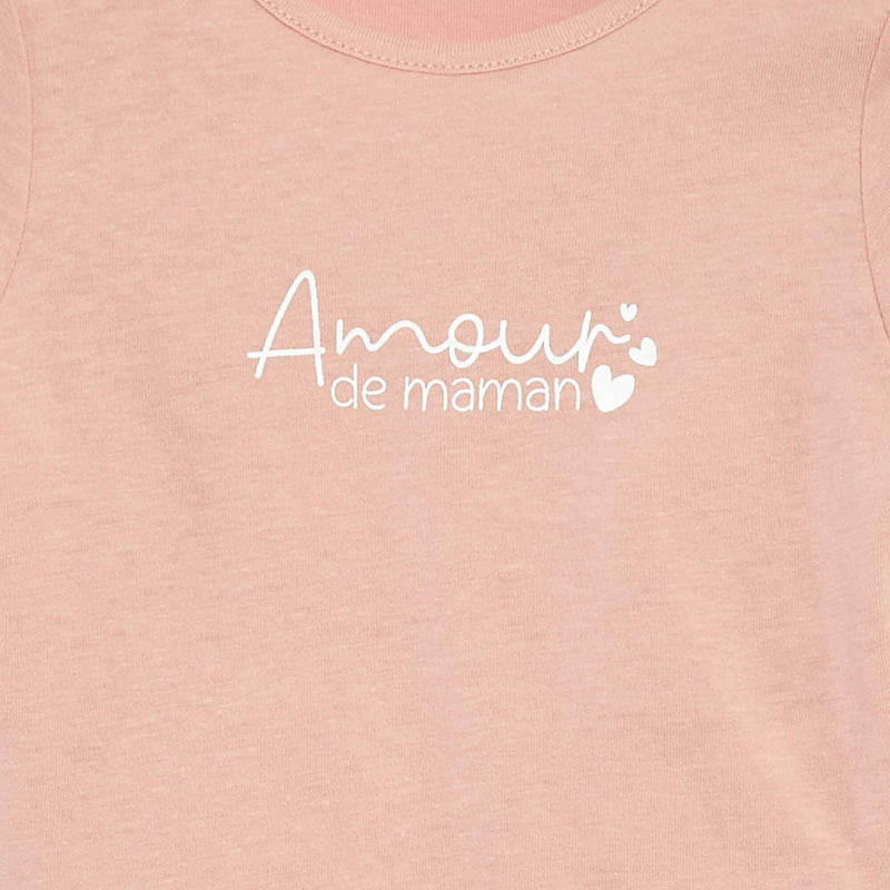 T-shirt à manches longues avec imprimé