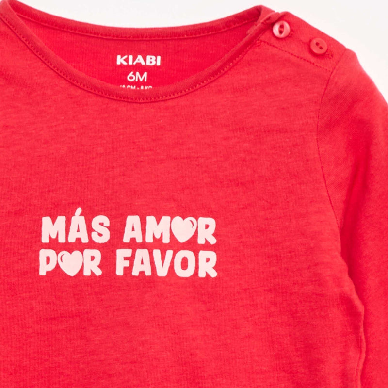 T-shirt à manches longues avec imprimé