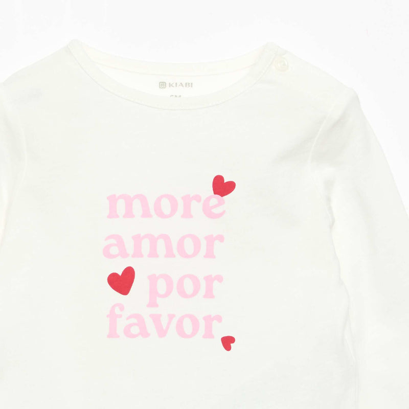 T-shirt à manches longues imprimé – Kiabi Maroc