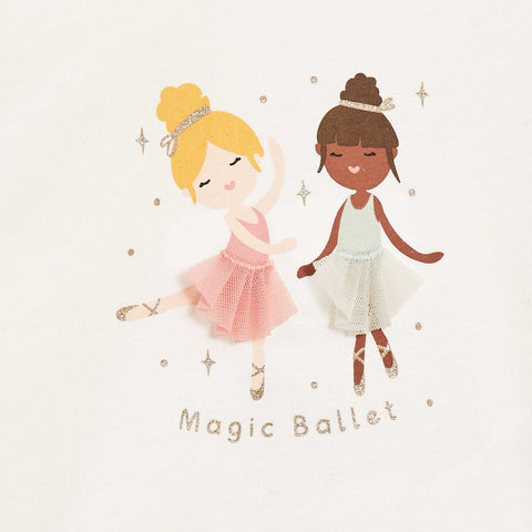 T-shirt manches longues avec animation devant