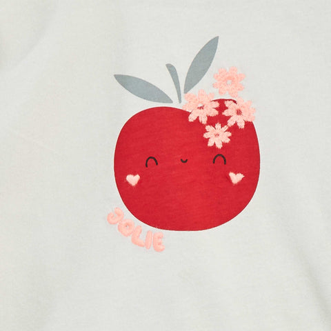 T-shirt manches longues avec animation devant