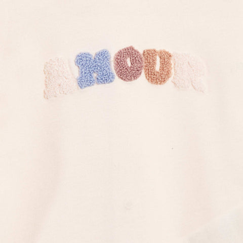 T-shirt manches longues avec animation devant