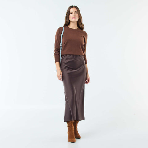 Pull en maille léger col rond