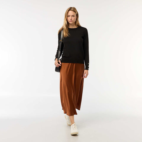 Pull en maille léger col rond