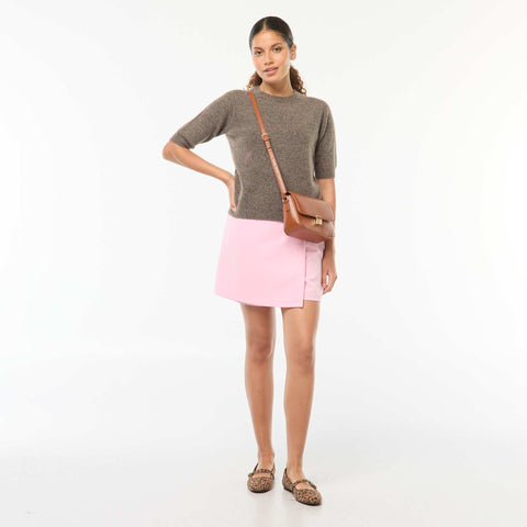 Pull à manches mi-longues en maille tricot