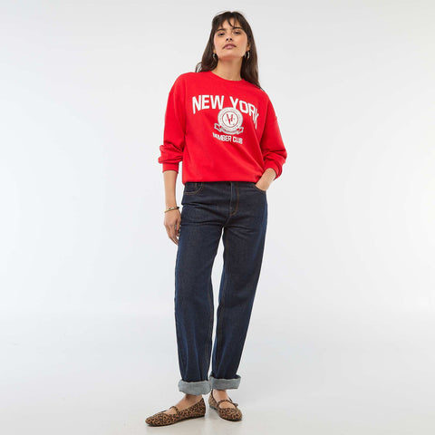 Sweat à col rond imprimé