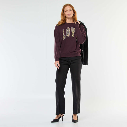 Sweat à col rond imprimé