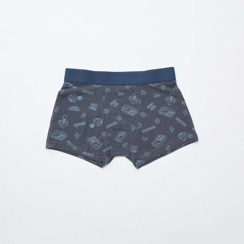 Lot de 5 boxers unis ou imprimés