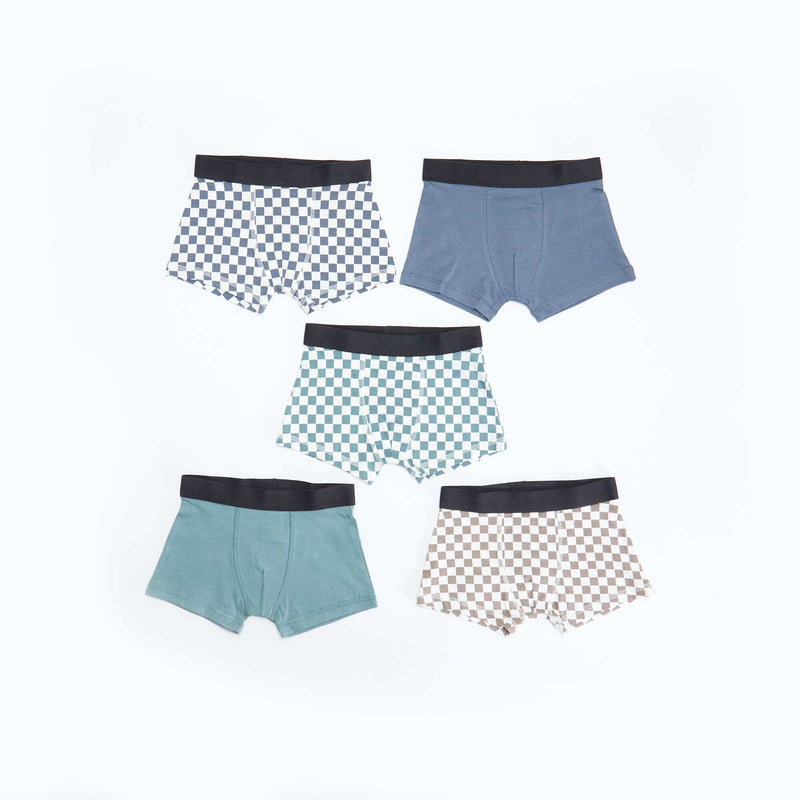 Lot de 5 boxers unis ou imprimés