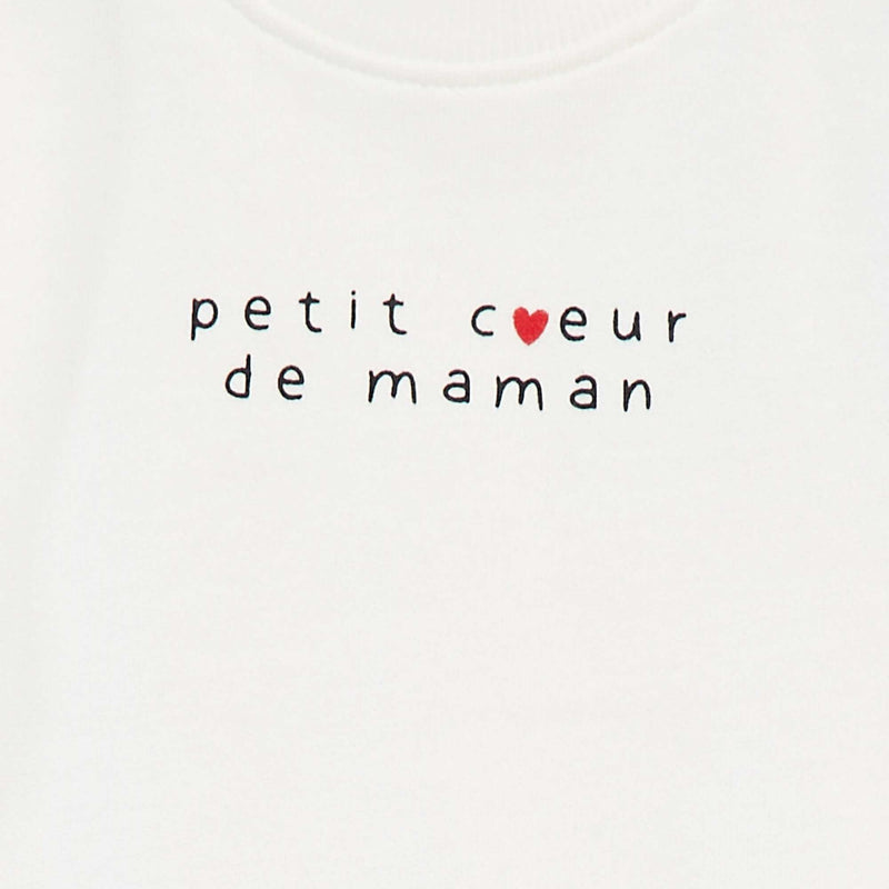 Sweat à manches longues avec imprimé