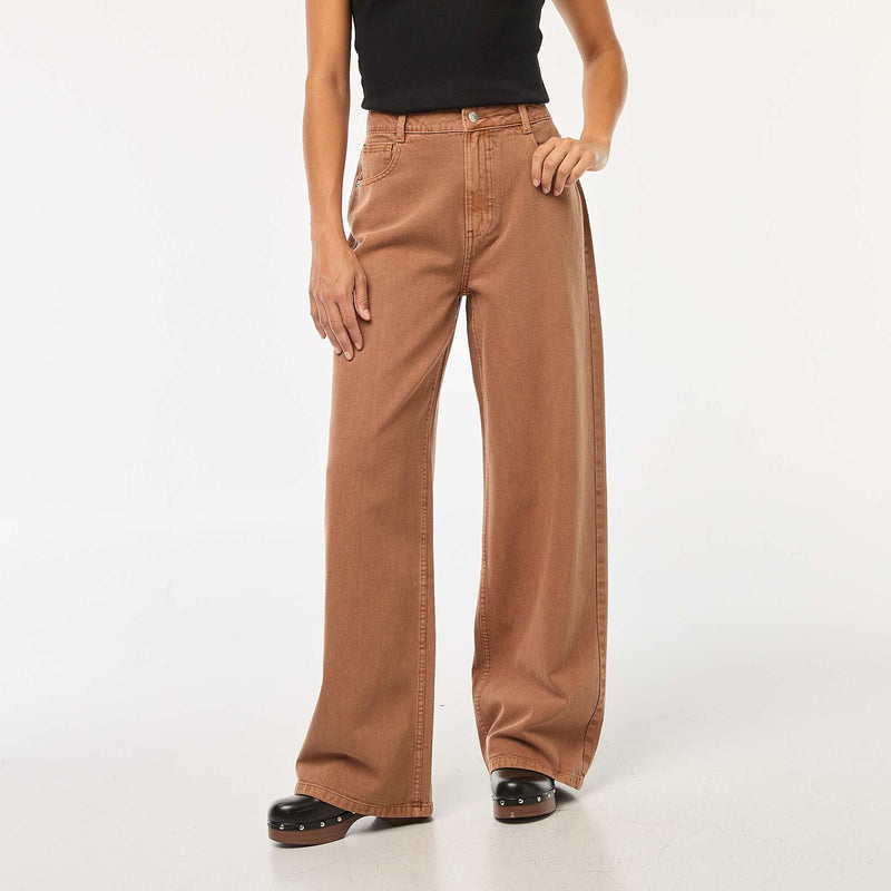 Jean Wide leg taille haute