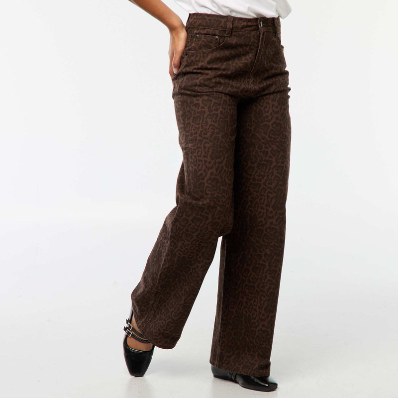 Jean Wide leg taille haute