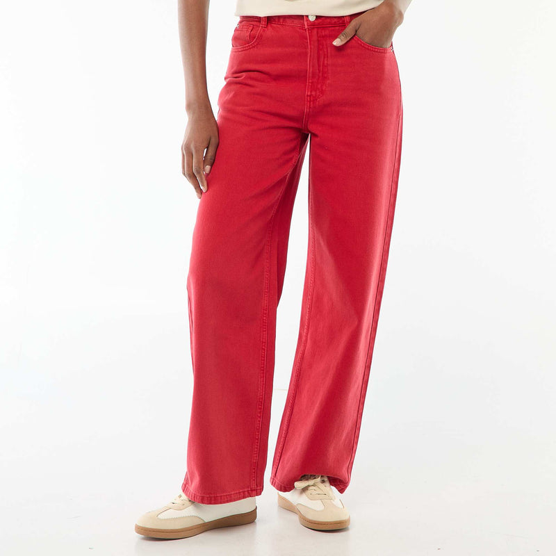 Jean Wide leg taille haute