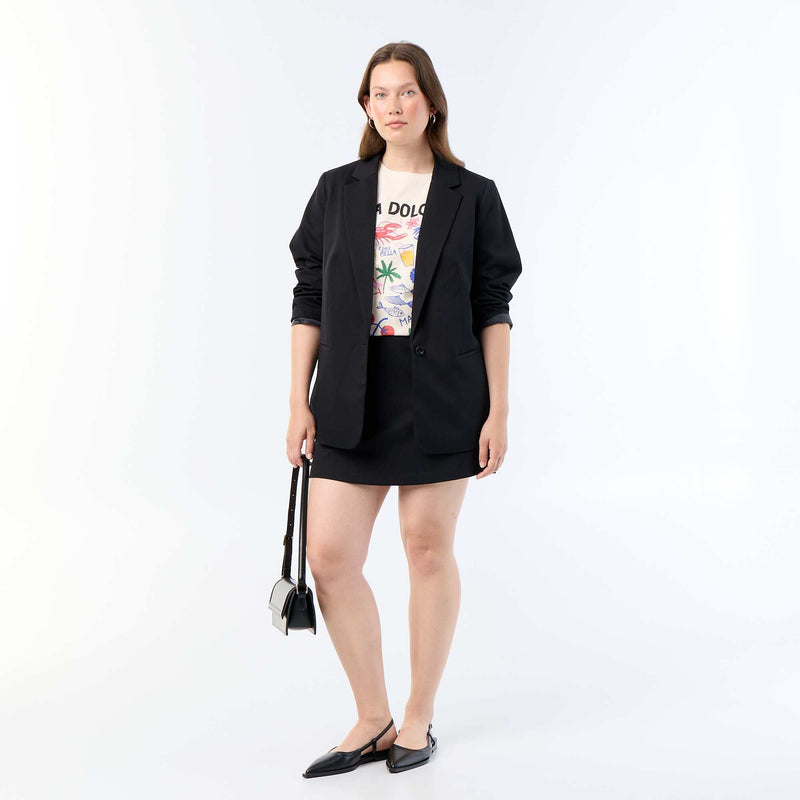 Veste de tailleur longue