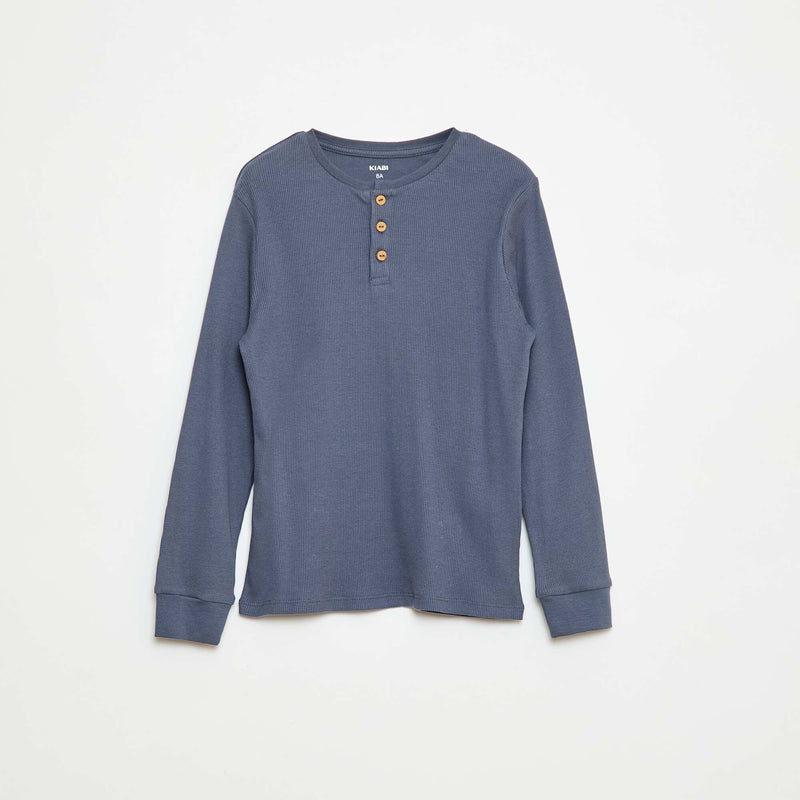 Ensemble de pyjama t-shirt + pantalon côtelés - 2 pièces