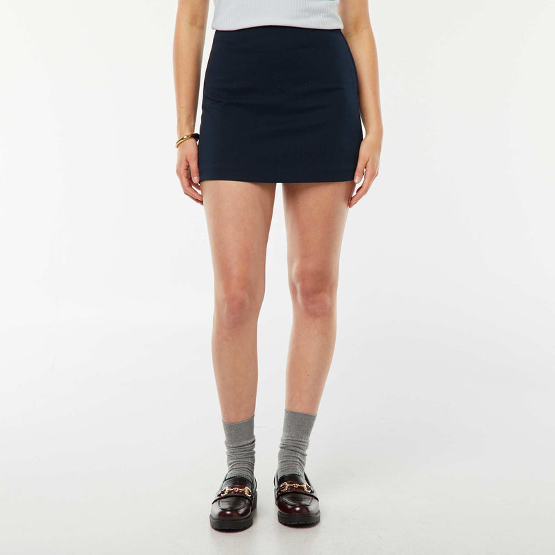 Jupe short à taille haute